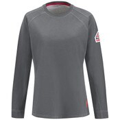 Women's FR iQ Comfort Knit Tee in Charcoal